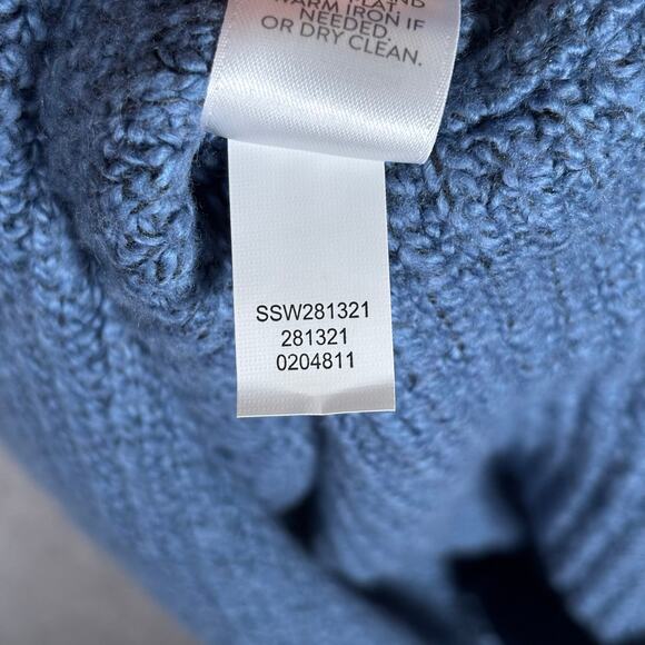 Pure Jill J.Jill Hand-Embroidered Sweater – Azure Blue – Size L – NWT - Picture 5 of 8